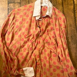 Magnolia Pearl NWOT  button/snap polka dot shirt. So cute and versatile ❤️😘